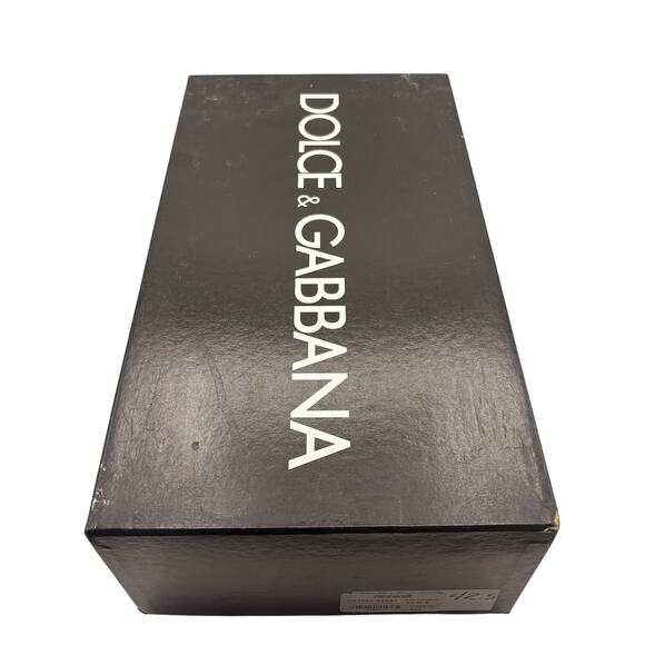DOLCE & GABBANA Point-Toe Oxford Derby Shoes Leather Black Sz 8.5/US 9.5 $895 main image 11